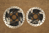 (2) 160mm/140mm Shimano Dura-Ace SM-RT900 Center Lock Disc Brake Rotors