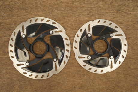 (2) 160mm/140mm Shimano Dura-Ace SM-RT900 Center Lock Disc Brake Rotors