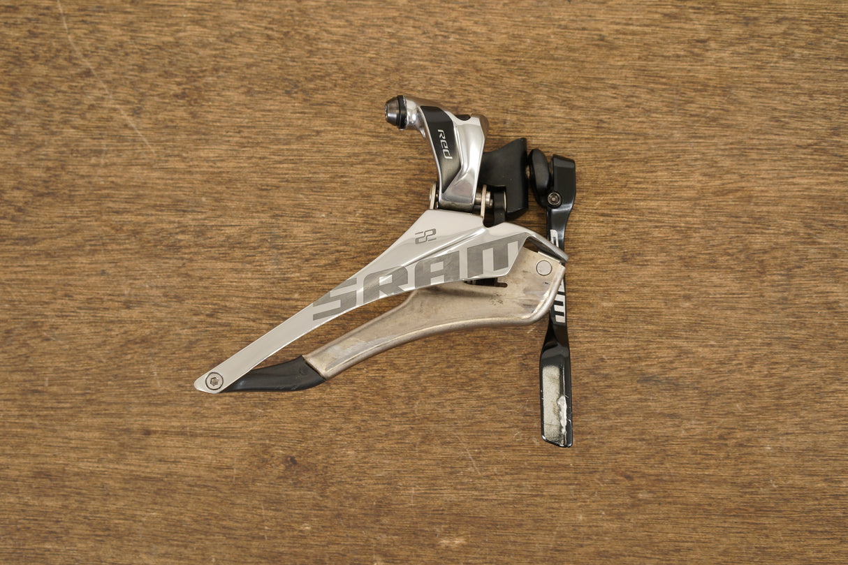 SRAM Red 22 YAW Mechanical Braze-On Front Derailleur + Chain Catcher
