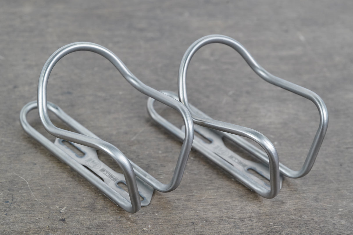 (2) Silca Sicuro Titanium Water Bottle Cages 63g