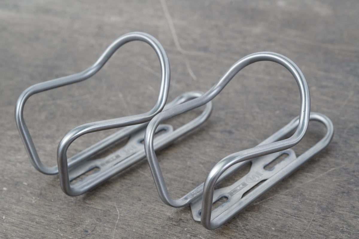 (2) Silca Sicuro Titanium Water Bottle Cages 63g