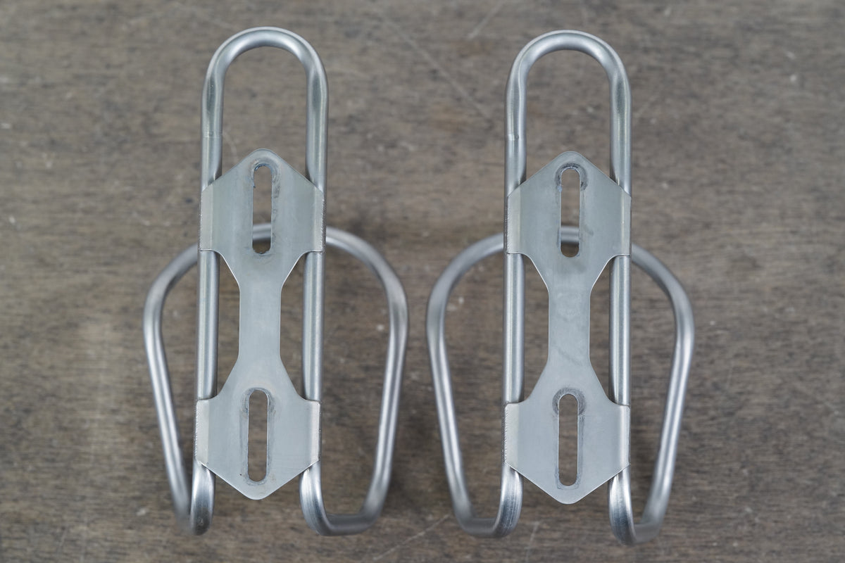 (2) Silca Sicuro Titanium Water Bottle Cages 63g