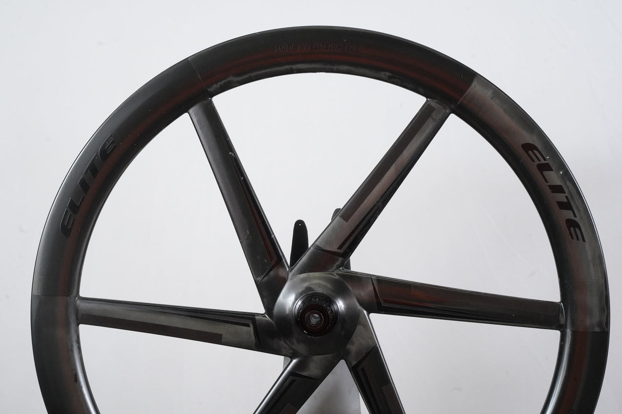 Elitewheels Velo Six Carbon Tubeless Clincher Disc Brake Wheelset 11 Speed Elite Wheels
