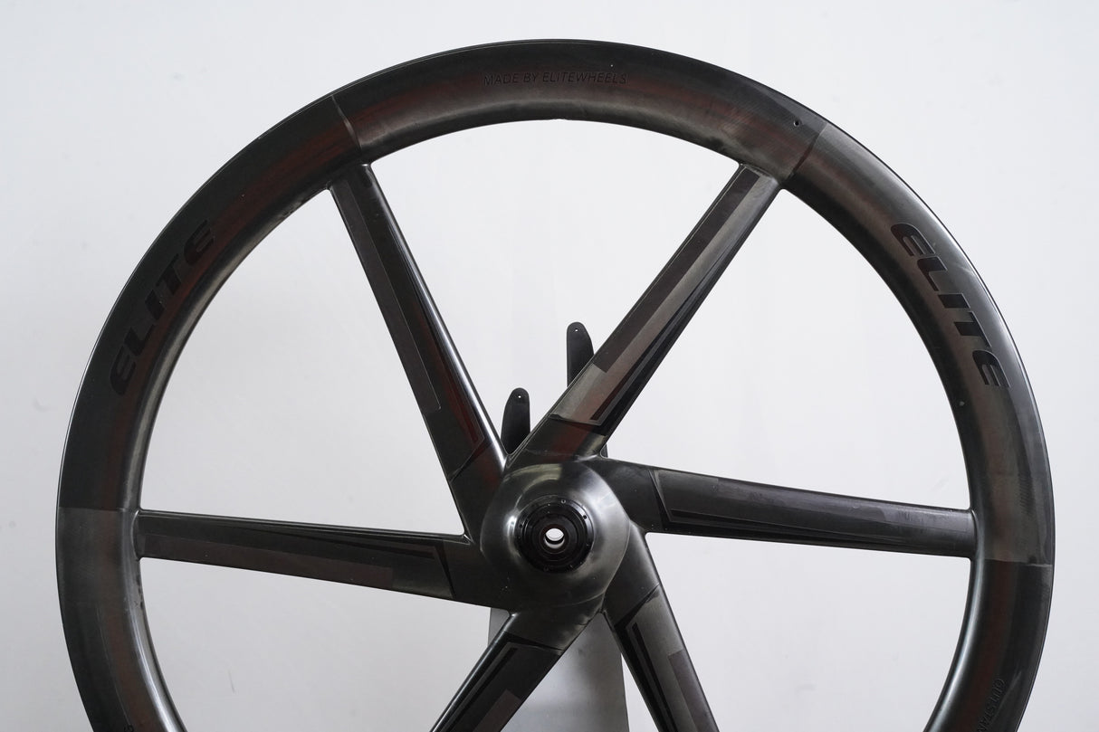 Elitewheels Velo Six Carbon Tubeless Clincher Disc Brake Wheelset 11 Speed Elite Wheels