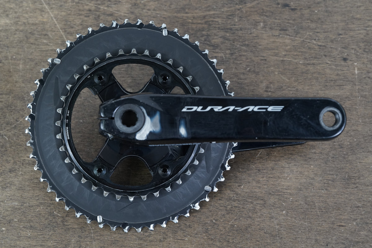 170mm 52/36T Shimano Dura-Ace FC-R9100 FC-R8000 11 Speed Crankset 9100 637g