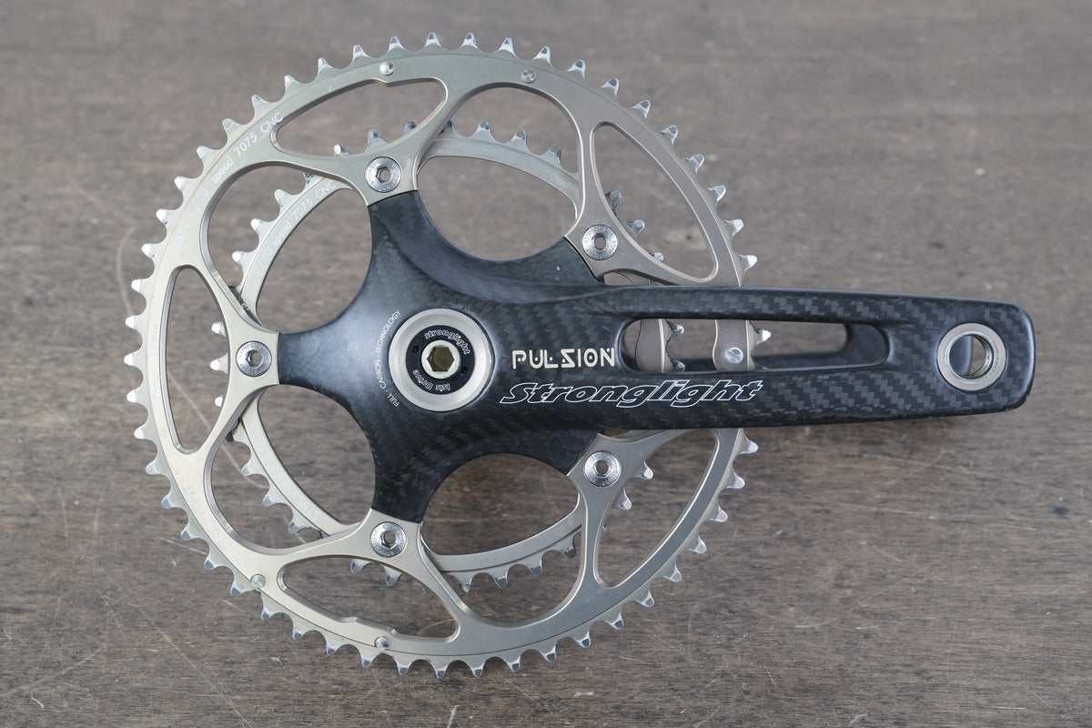 172.5mm 53/39T Stronglight Pulsion Carbon Road Crankset