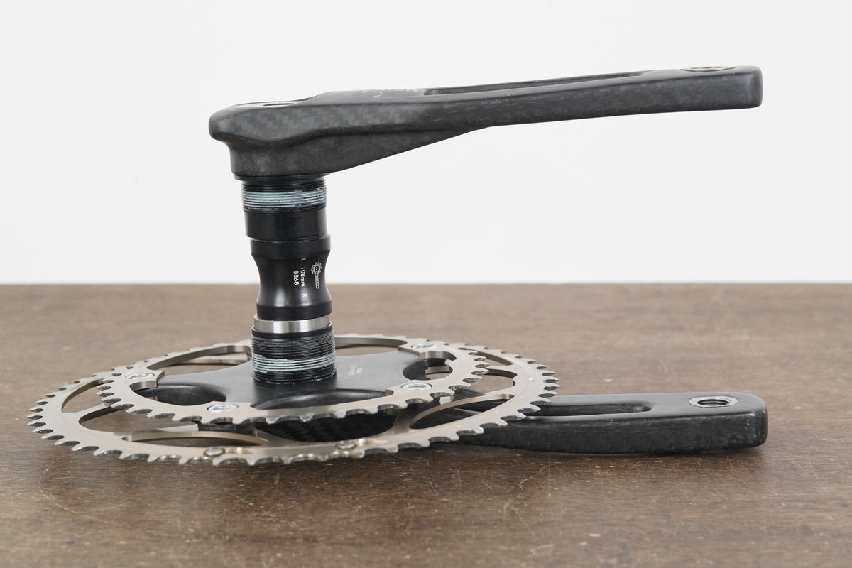 172.5mm 53/39T Stronglight Pulsion Carbon Road Crankset