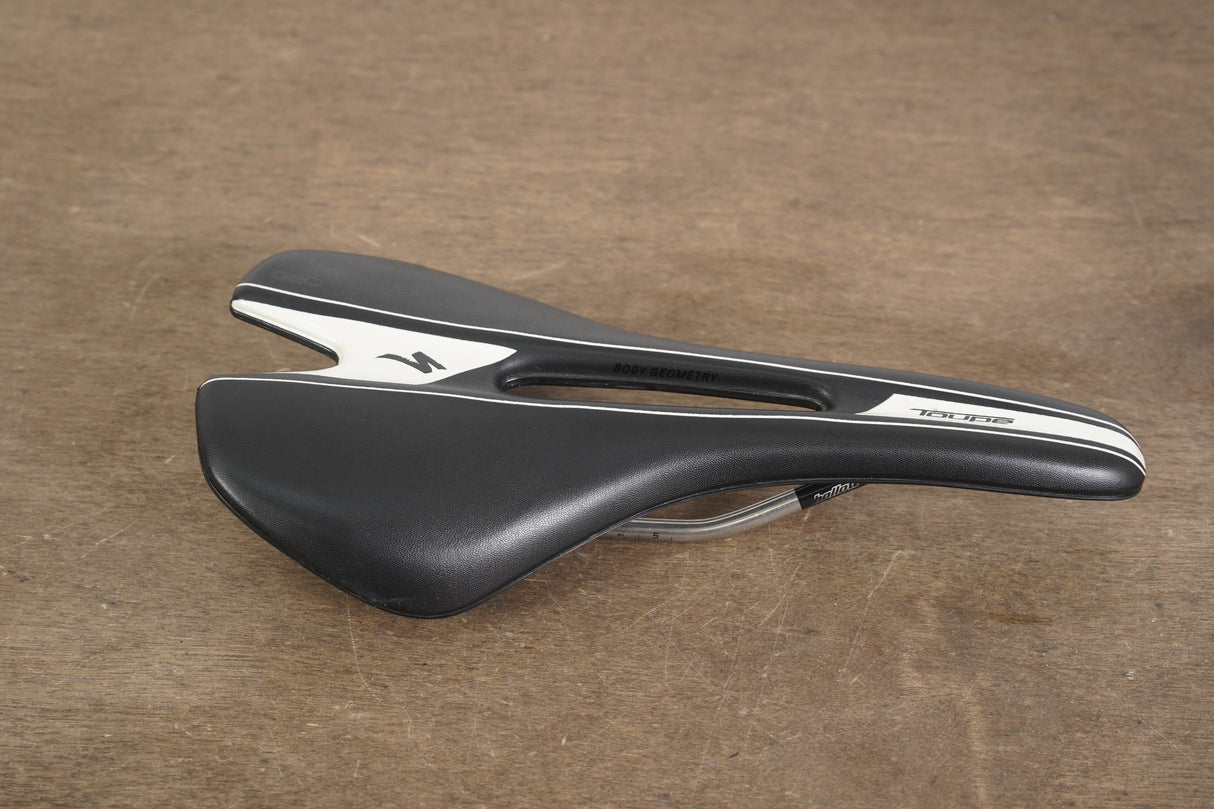 143mm Specialized Toupe Expert Titanium Rail Road Saddle 225g