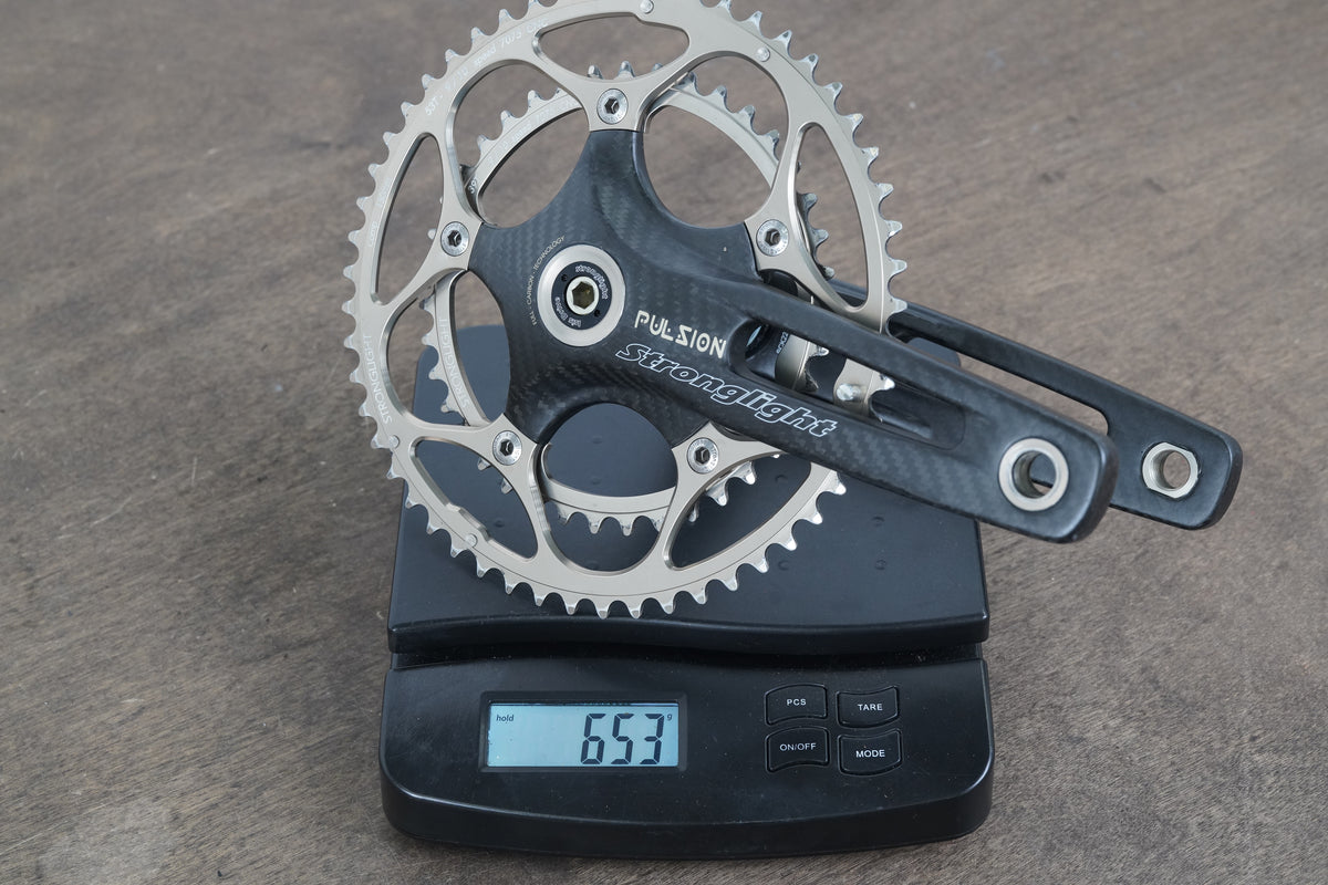 172.5mm 53/39T Stronglight Pulsion Carbon Road Crankset