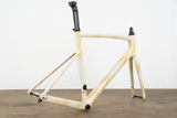 2022 58cm Specialized Allez Sprint Sand White Alloy Disc Brake Road Frameset