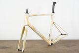 2022 58cm Specialized Allez Sprint Sand White Alloy Disc Brake Road Frameset