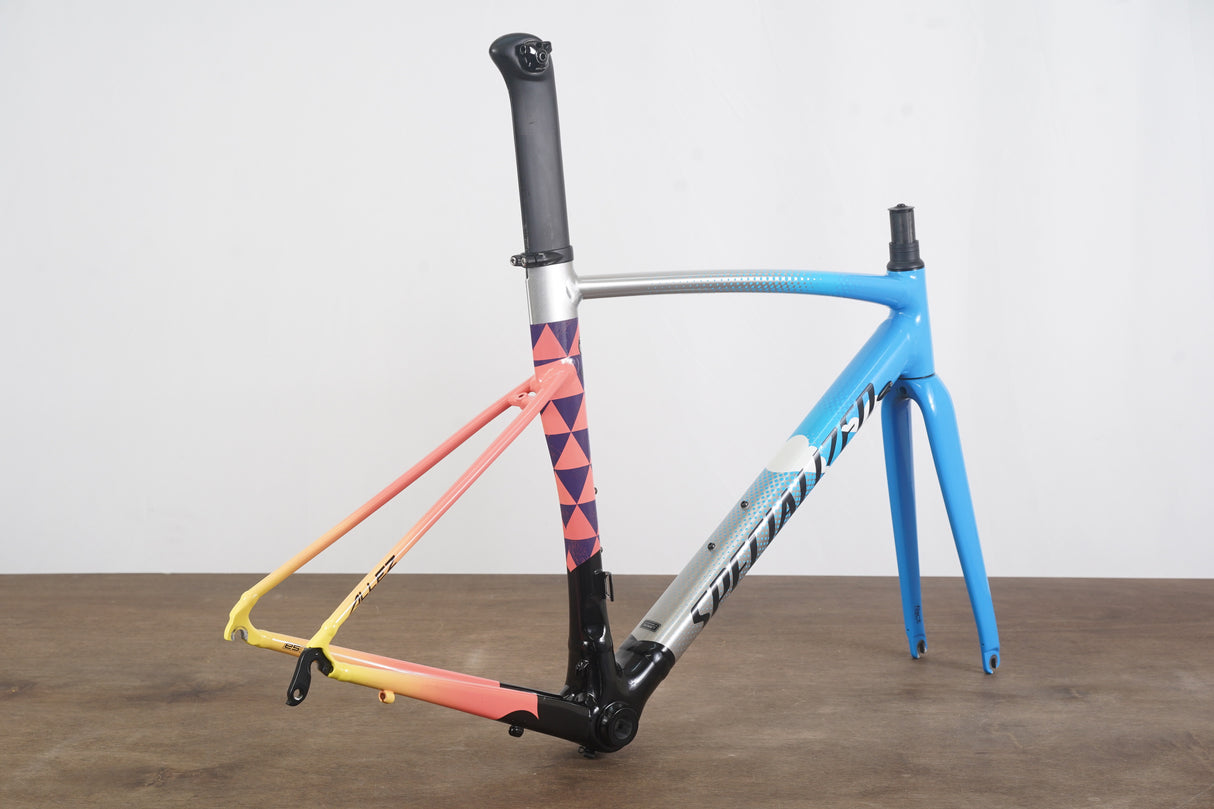 54cm Specialized Allez Sprint Red Hook Crit Alloy Rim Brake Road Frameset