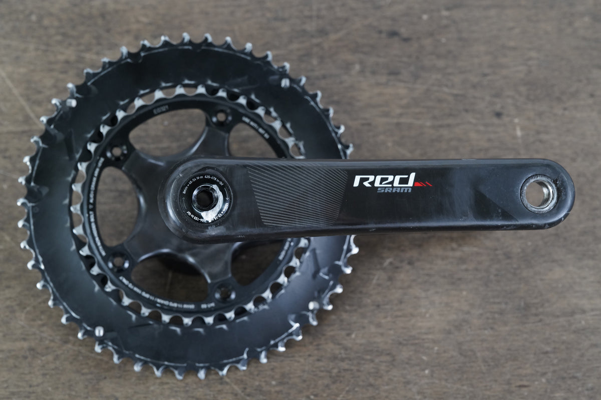 170mm 50/34T GXP SRAM Red 22 Carbon Crankset 579g