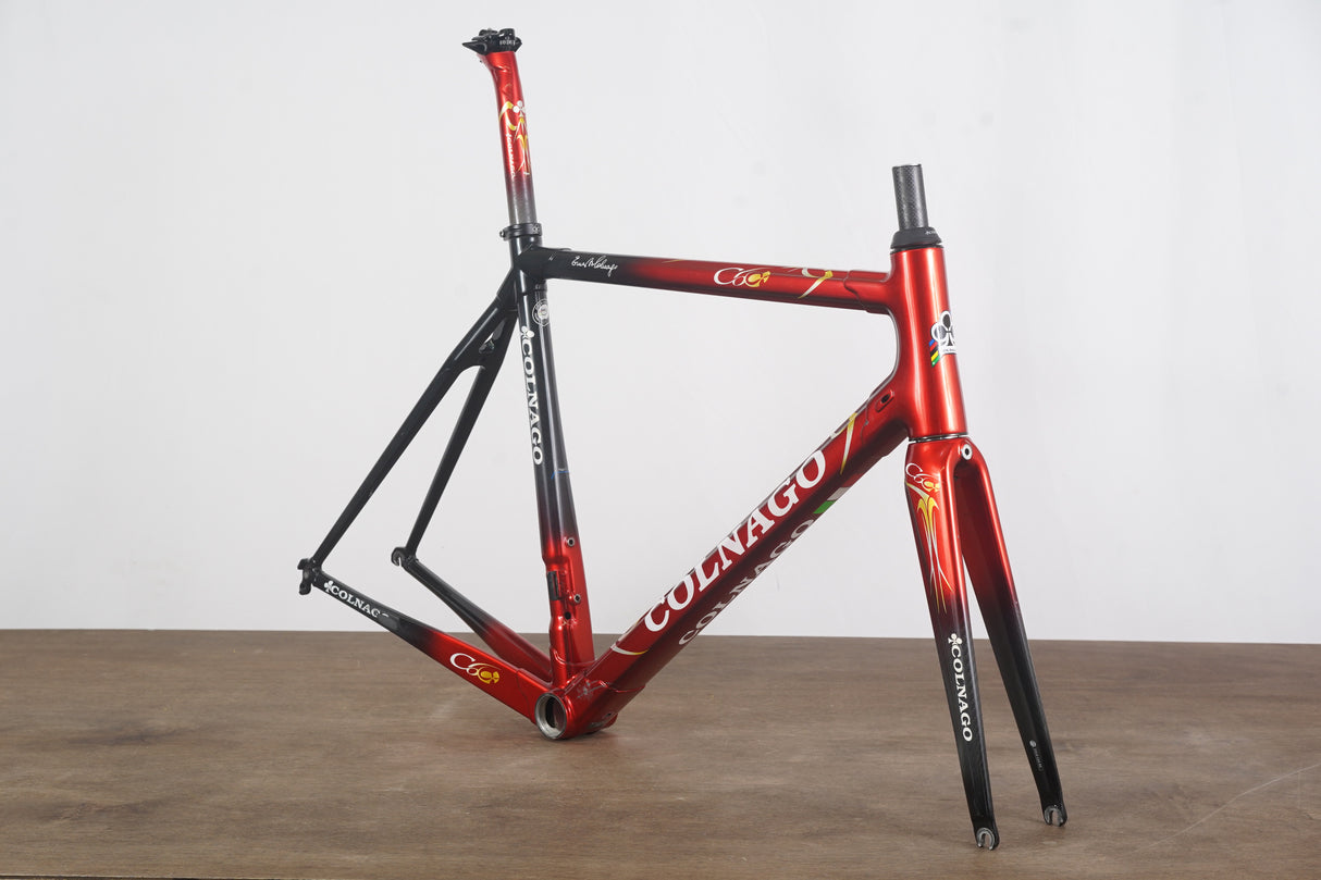 54s Colnago C60 Art Decor Carbon Rim Brake Road Frameset