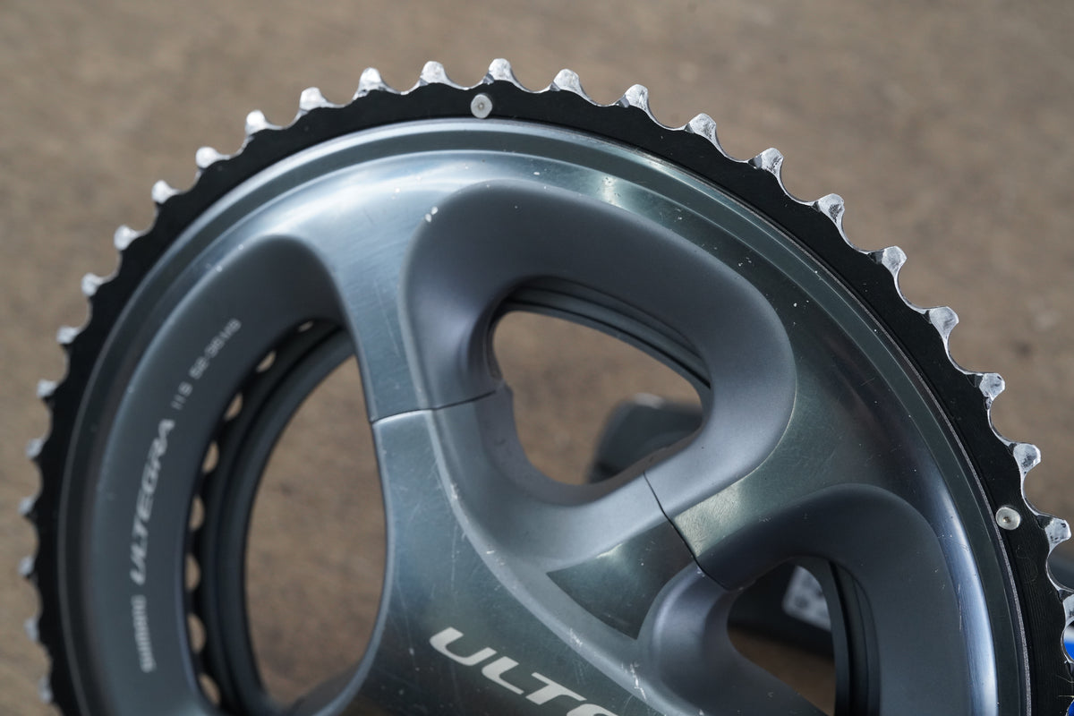 172.5mm 52/36T Shimano Ultegra FC-6800 11 Speed Stages Power Meter Crankset
