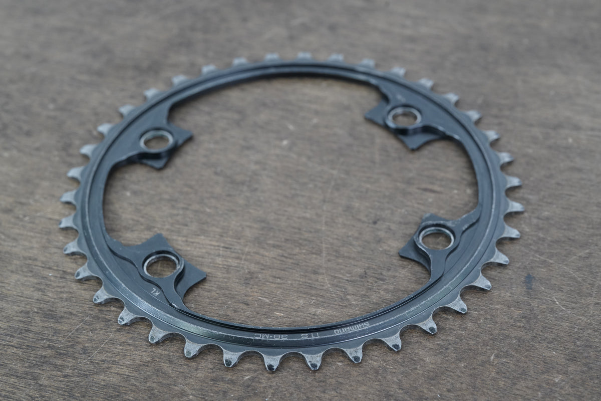 52/36T Shimano Dura-Ace FC-9000 11 Speed Standard Chainrings 140g