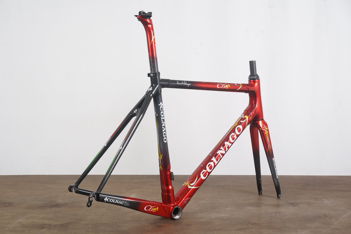 54s Colnago C60 Art Decor Carbon Rim Brake Road Frameset