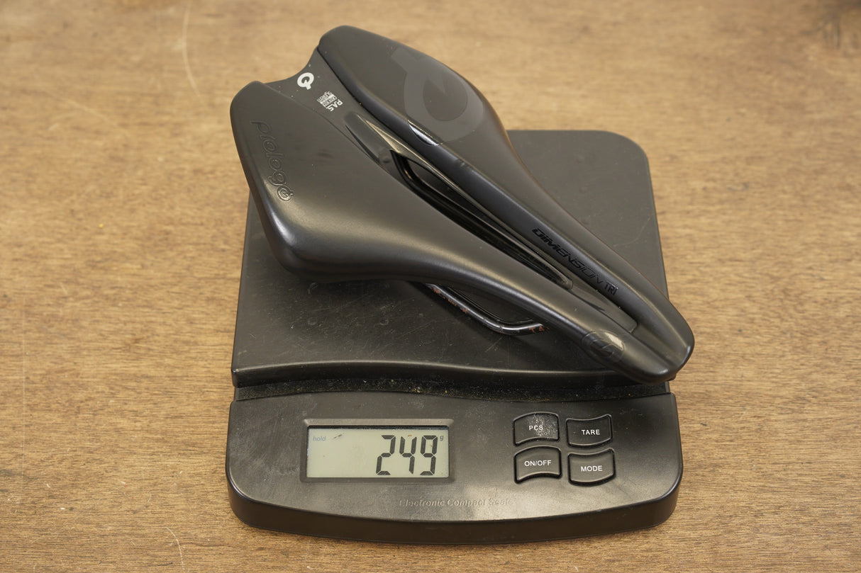 145mm Prologo Dimension Tri P.A.S. T4.0 Chromoly Rail Road Saddle 249g