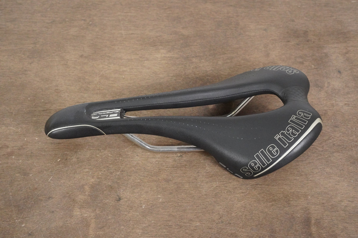 143mm Selle Italia SLR Superflow Titanium 316 Rail Road Saddle 183g