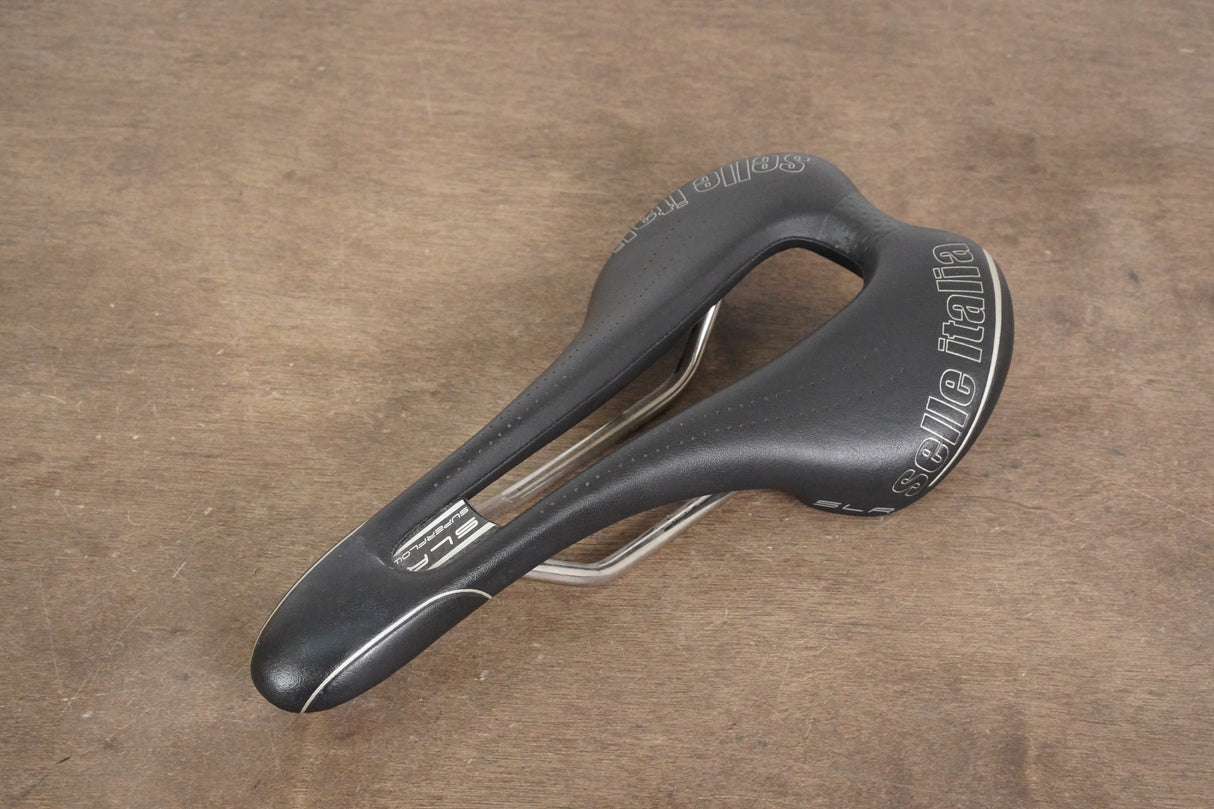 143mm Selle Italia SLR Superflow Titanium 316 Rail Road Saddle 183g