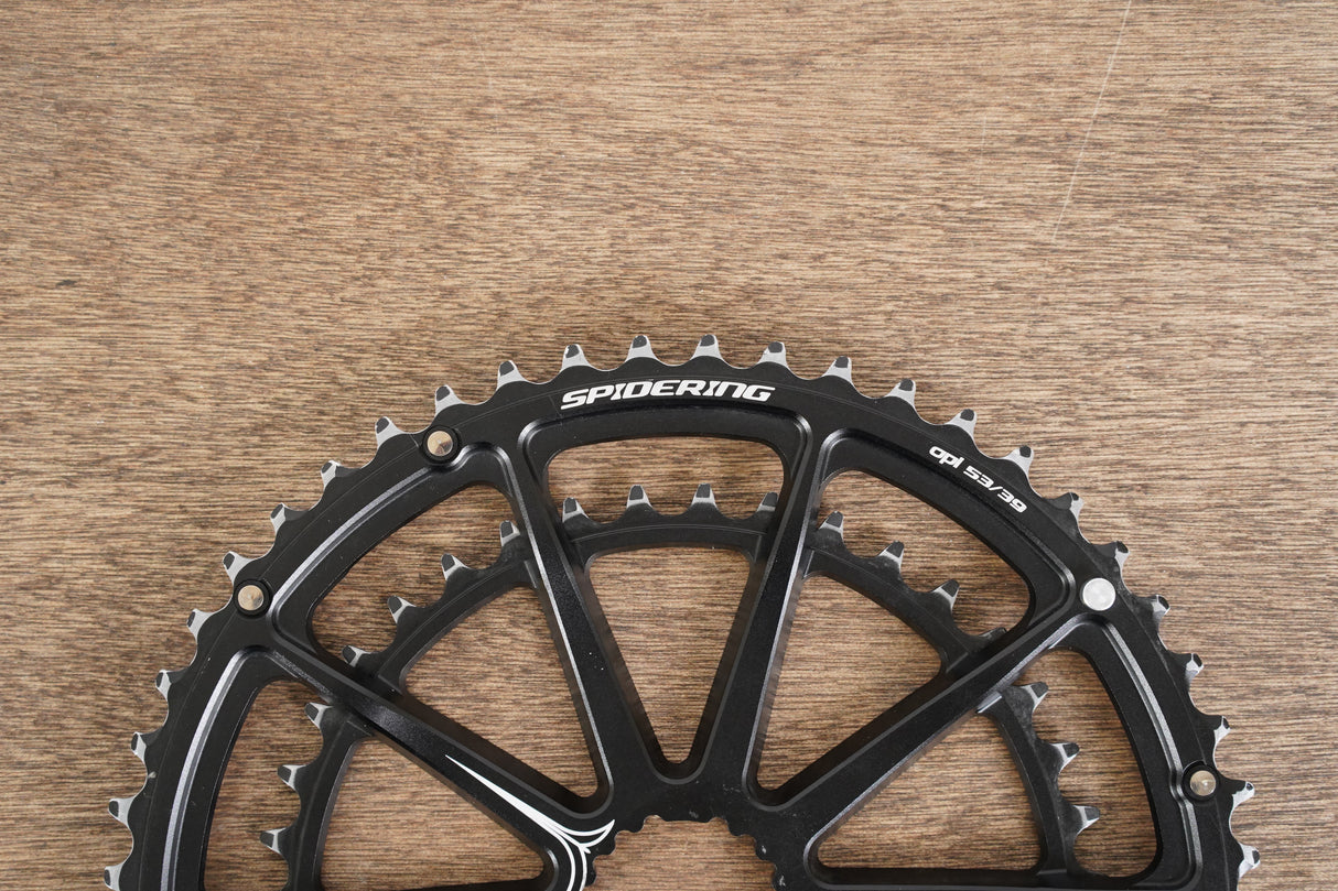 53/39T Cannondale Spidering OPI 10-Arm Chainrings For Cannondale Si SISL2 Hollowgram