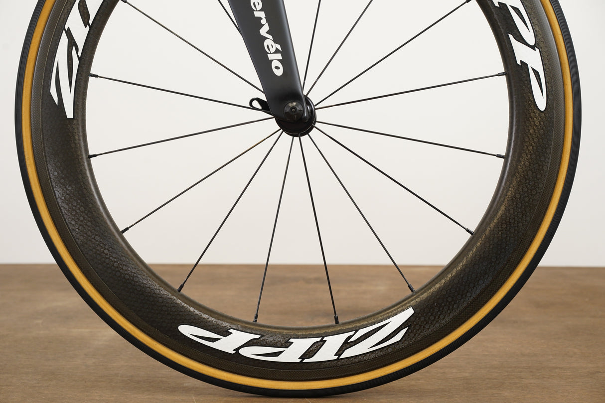 650C 45cm Cervelo P5 Dura-Ace 9070 Di2 Zipp 404 Carbon Triathlon Rim Brake Bike