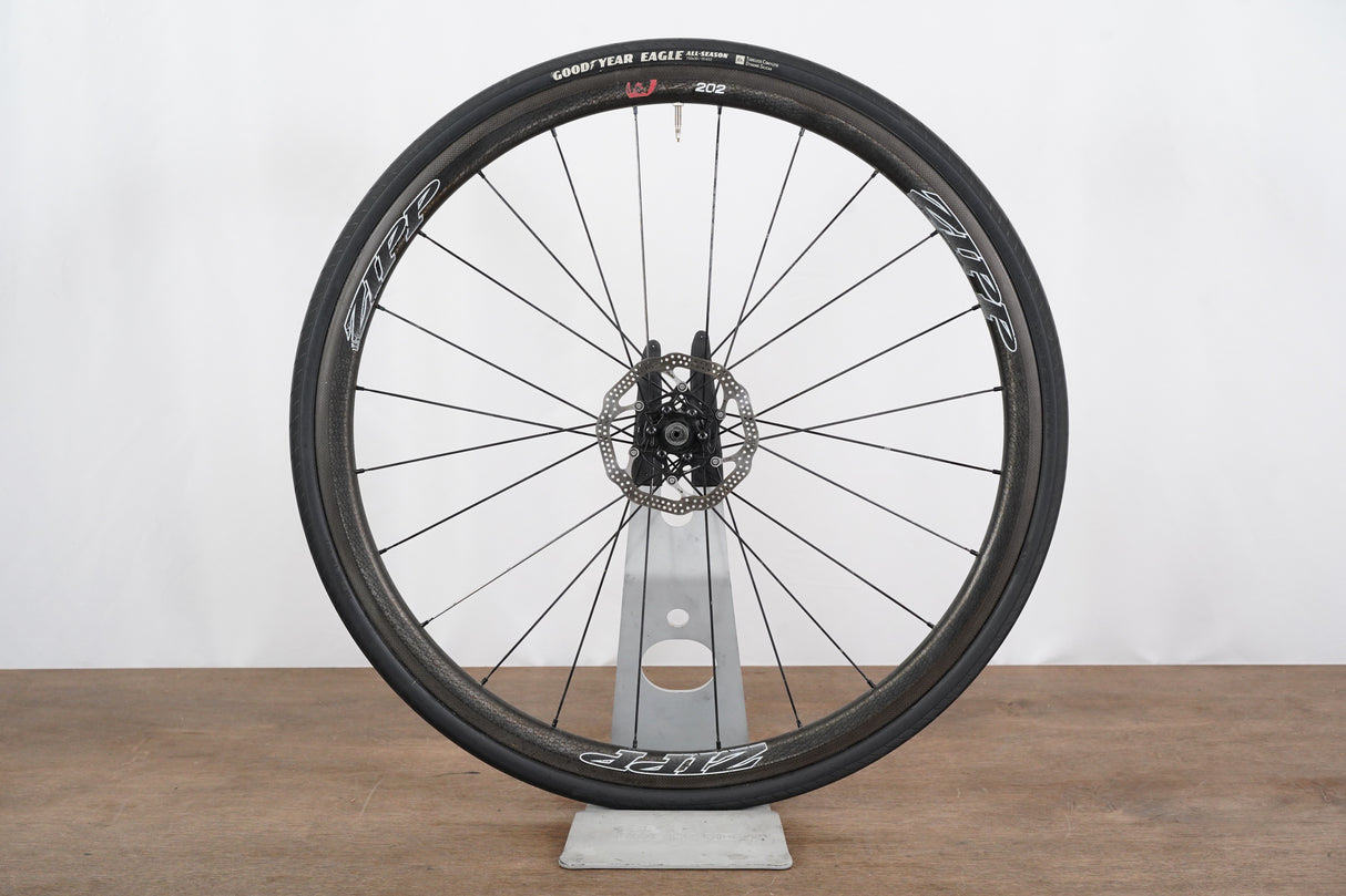 FRONT Zipp 202 Firecrest Clincher Carbon Disc Brake Wheel