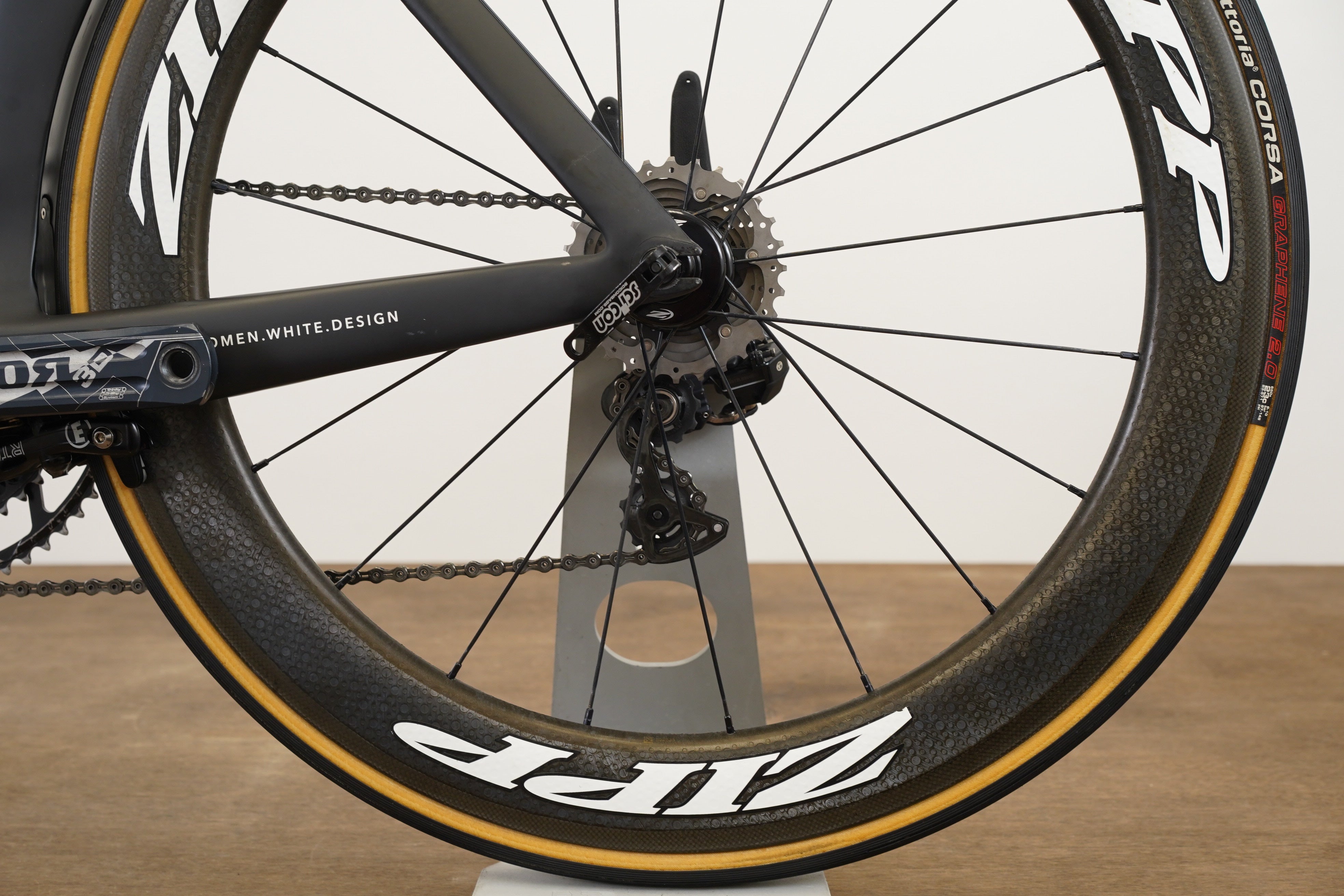 650C 45cm Cervelo P5 Dura-Ace 9070 Di2 Zipp 404 Carbon Triathlon