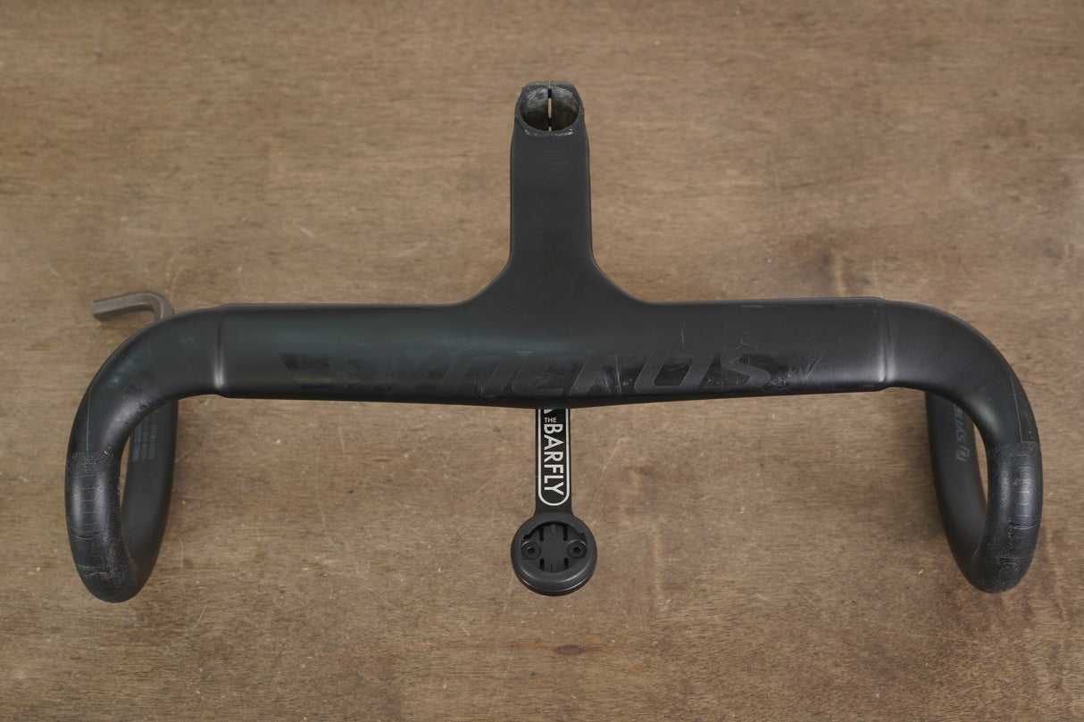 42cm 120mm Syncros Aero SL RR 1.0 Carbon Compact Road Barstem + Mount 31.8mm