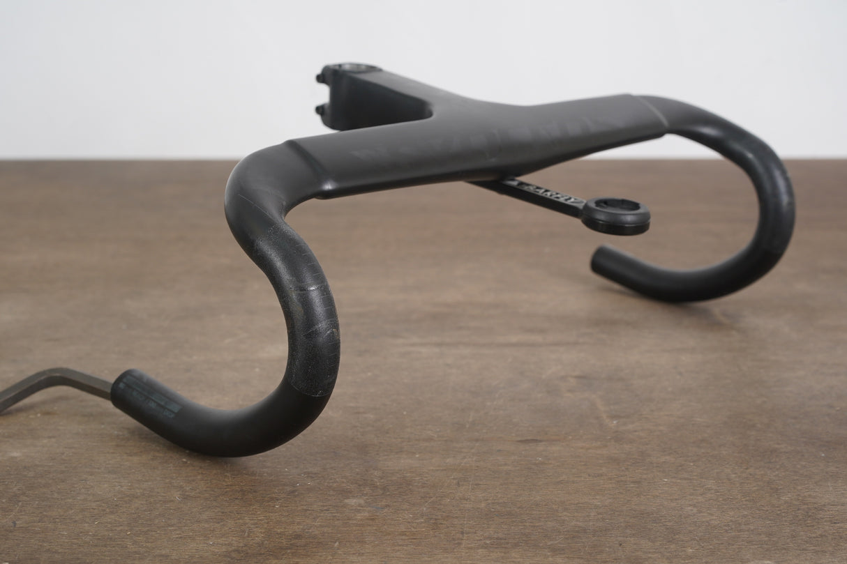 42cm 120mm Syncros Aero SL RR 1.0 Carbon Compact Road Barstem + Mount 31.8mm