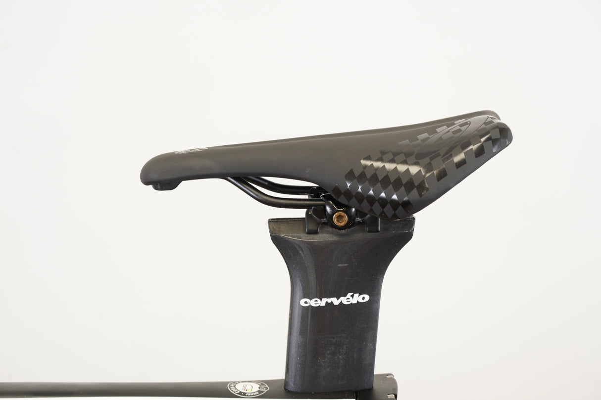 650C 45cm Cervelo P5 Dura-Ace 9070 Di2 Zipp 404 Carbon Triathlon Rim Brake Bike