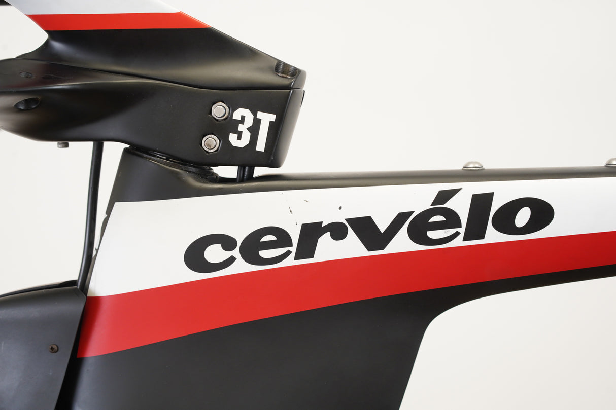 650C 45cm Cervelo P5 Dura-Ace 9070 Di2 Zipp 404 Carbon Triathlon Rim Brake Bike