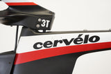 650C 45cm Cervelo P5 Dura-Ace 9070 Di2 Zipp 404 Carbon Triathlon Rim Brake Bike