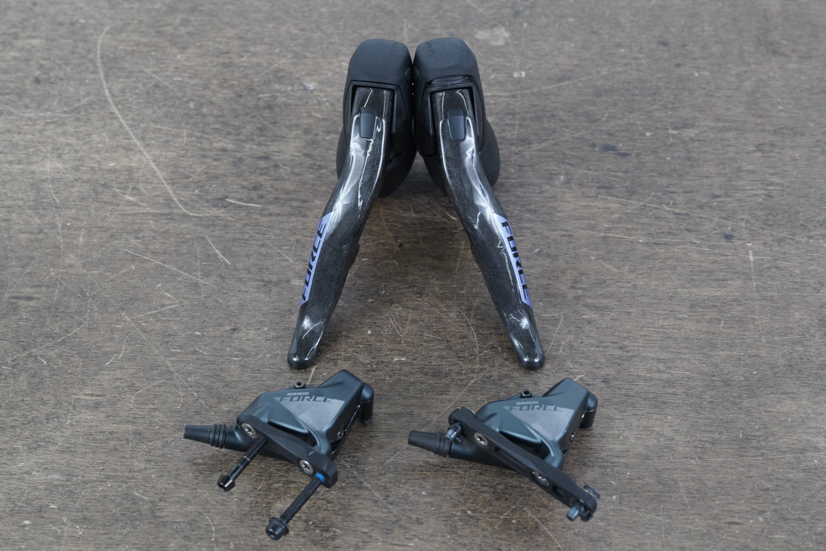 SRAM Force eTap AXS HRD E1 12 Speed Wireless Electronic Disc Shifters + D1 Calipers