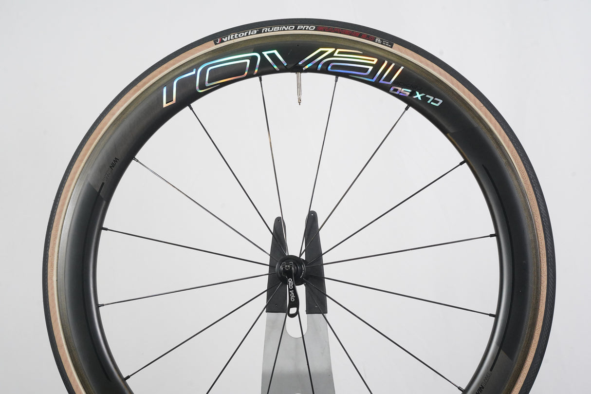 FRONT Roval CLX 50 Carbon Tubeless Clincher Rim Brake Wheel