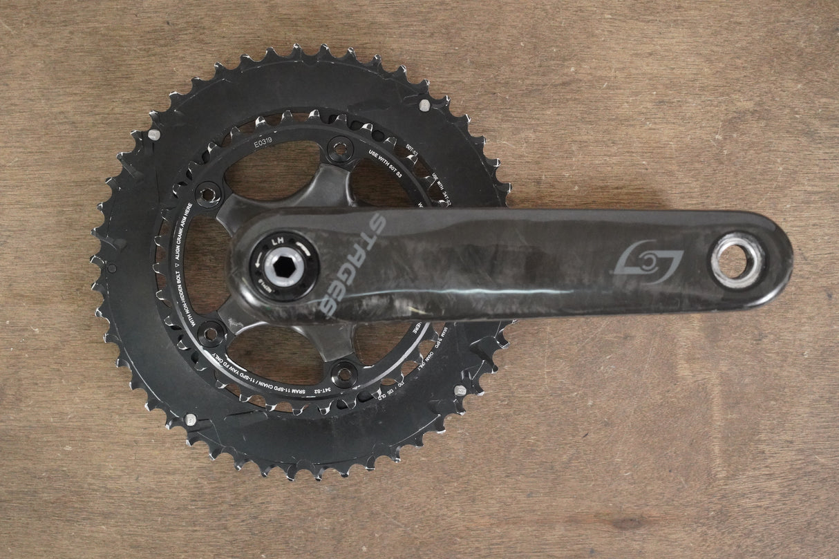 172.5mm 50/34T GXP SRAM Red 22 Stages Power Meter Carbon Crankset