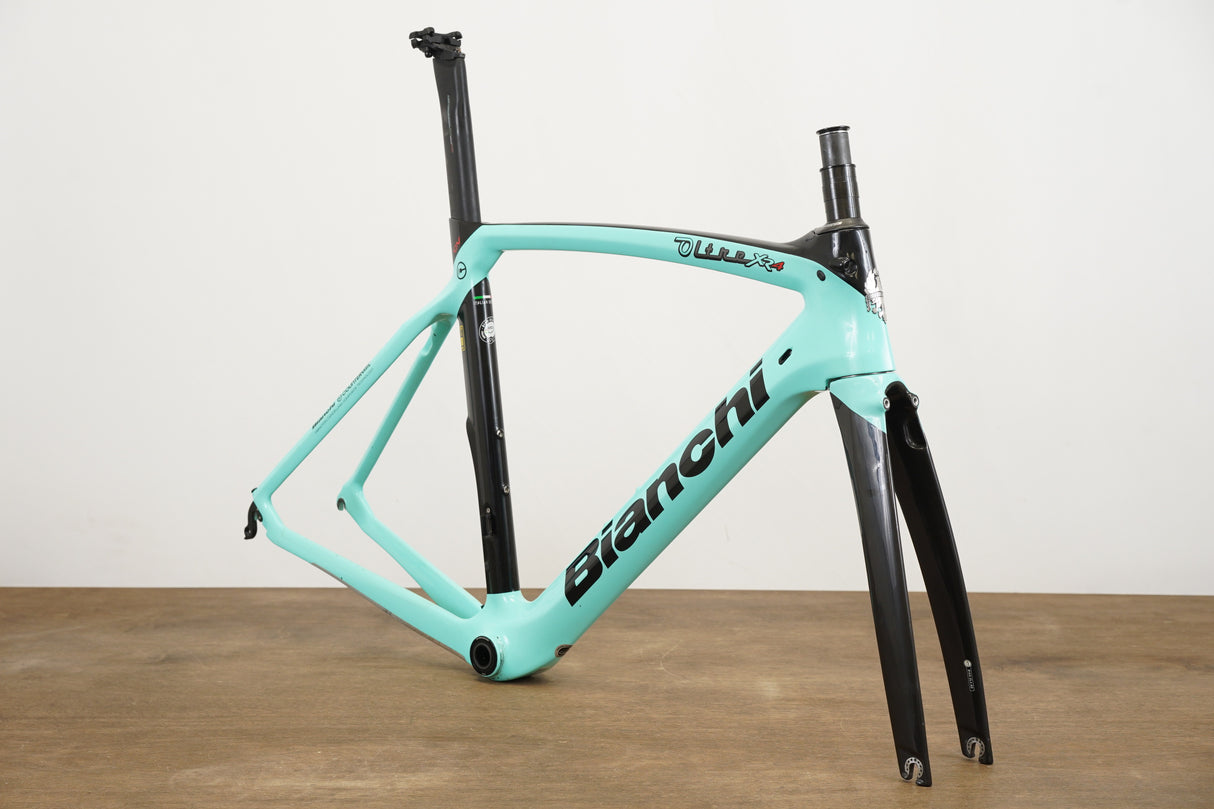 55cm Bianchi Oltre XR4 Carbon Aero Rim Brake Road Frameset