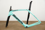 55cm Bianchi Oltre XR4 Carbon Aero Rim Brake Road Frameset