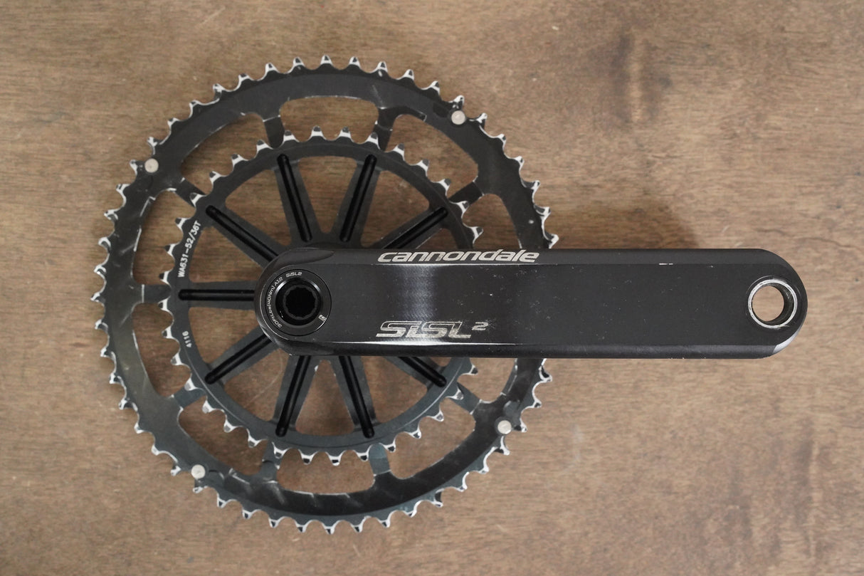 172.5mm 52/36T BB30 Cannondale Si Spidering Hollowgram Road Crankset