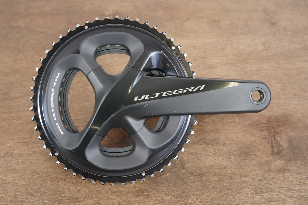 172.5mm 52/36T Shimano Ultegra FC-R8000 11 Speed 4iiii Power Meter Crankset 8000