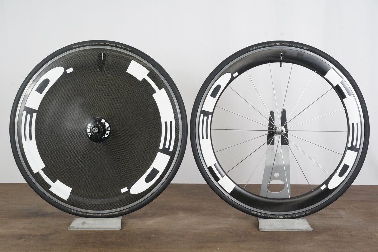 HED Jet 6/Disc Carbon Clincher Rim Brake Wheelset Shimano/SRAM 11 Speed