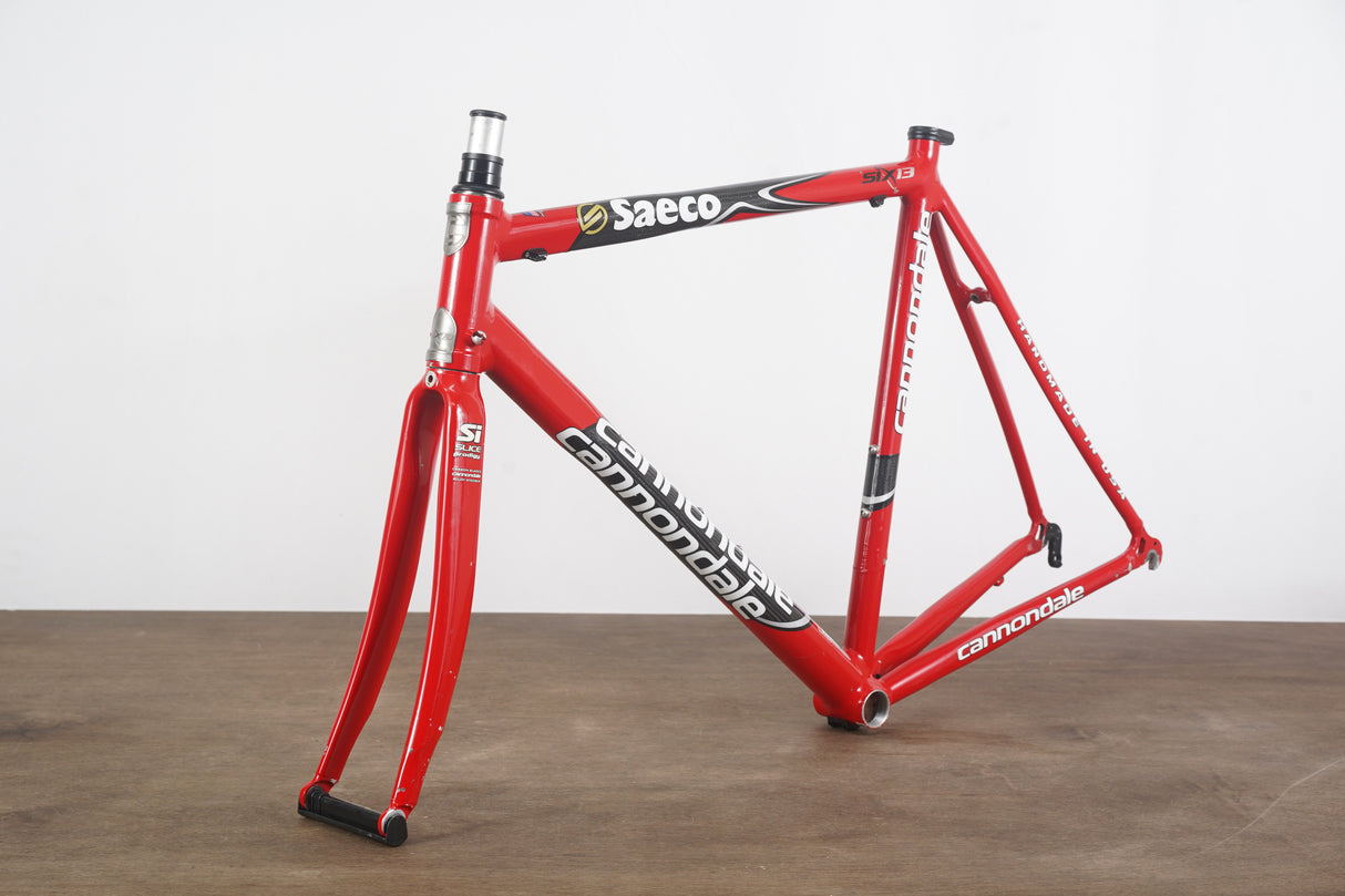 56cm Cannondale Six13 Saeco Edition Alloy Rim Brake Road Frameset Six 13