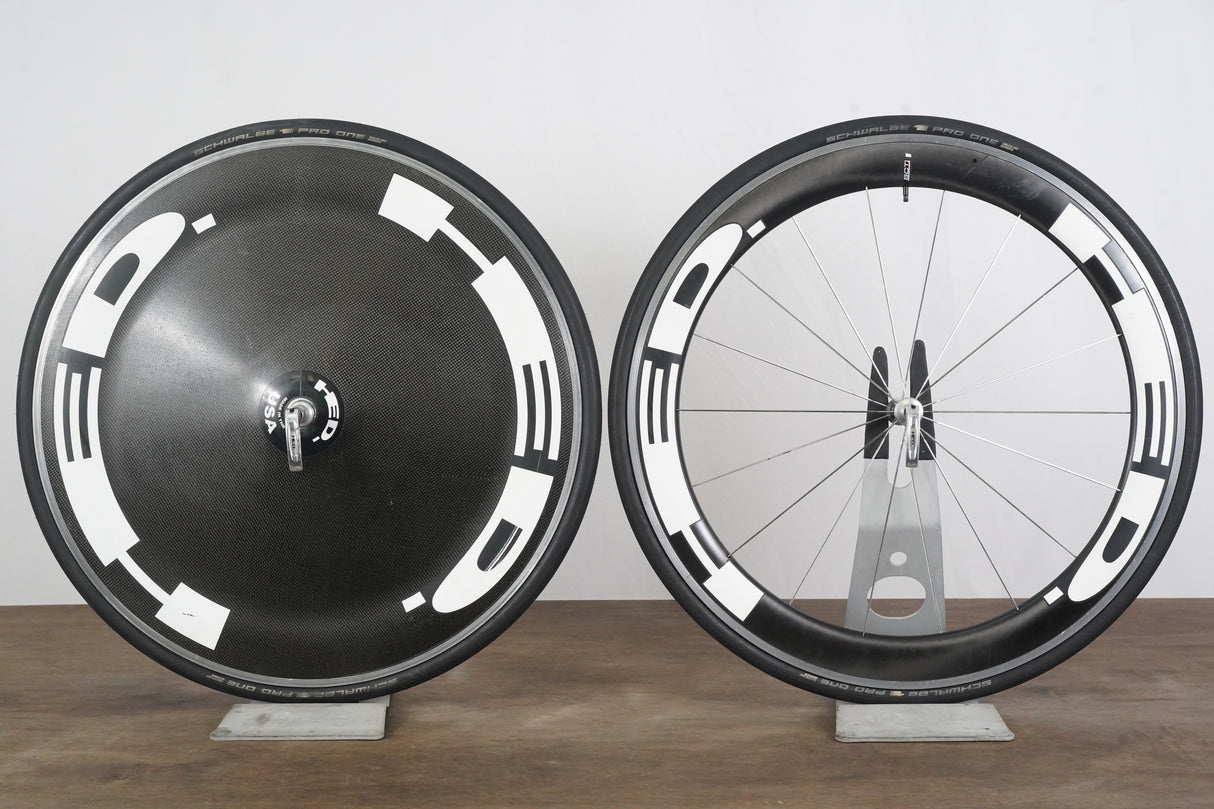 HED Jet 6/Disc Carbon Clincher Rim Brake Wheelset Shimano/SRAM 11 Speed