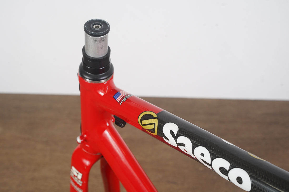 56cm Cannondale Six13 Saeco Edition Alloy Rim Brake Road Frameset Six 13