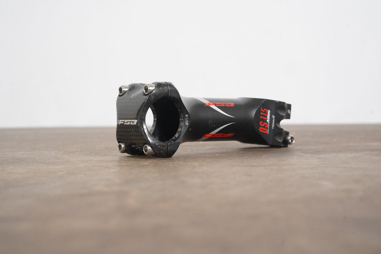FSA OS-115 110mm ±6 Degree Alloy Road Stem 144g 1 1/8" 31.8mm