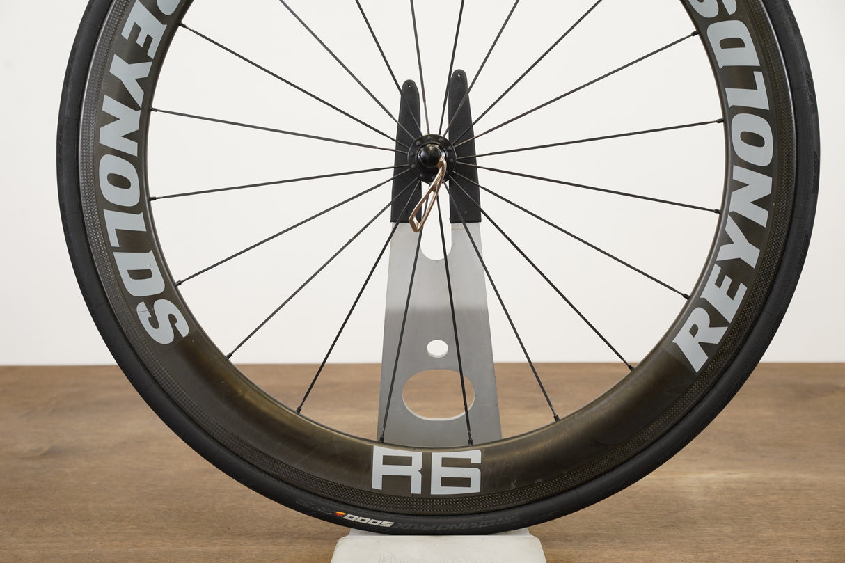 FRONT Reynolds R6 Carbon Clincher Rim Brake Wheel