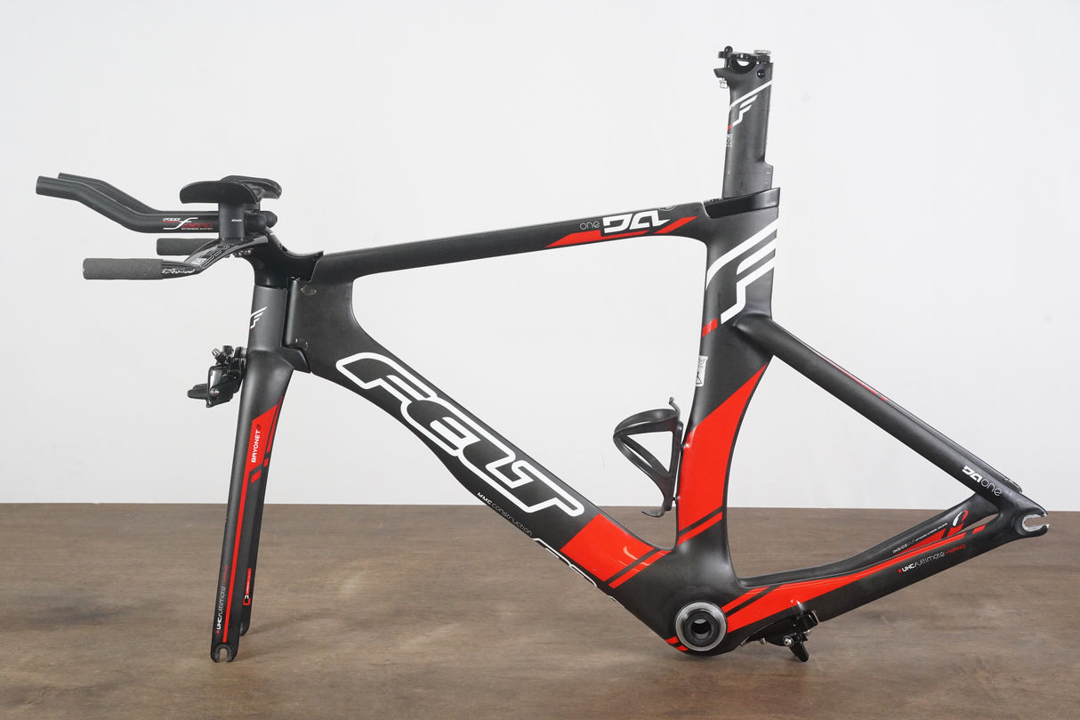 51cm Felt DA1 Carbon Aero Rim Brake TT Triathlon Frameset DA 1