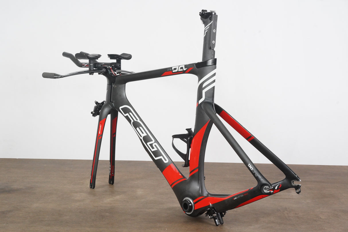 51cm Felt DA1 Carbon Aero Rim Brake TT Triathlon Frameset DA 1