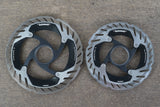 (2) 160mm/140mm Shimano Dura-Ace RT-CL900 Center Lock Disc Brake Rotors CL 900