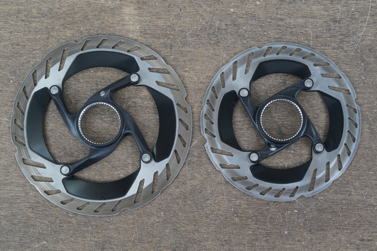 (2) 160mm/140mm Shimano Dura-Ace RT-CL900 Center Lock Disc Brake Rotors CL 900